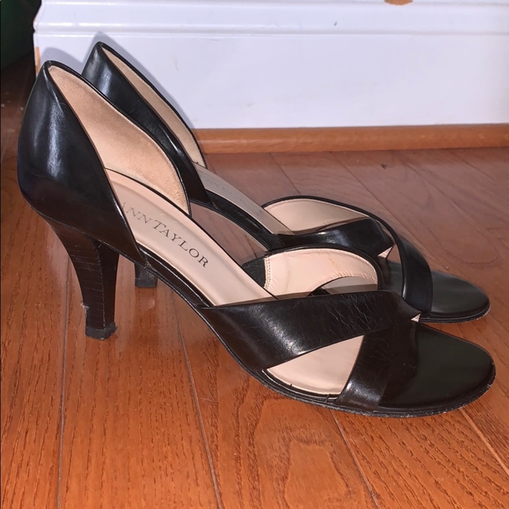 Ann Taylor Black Heels